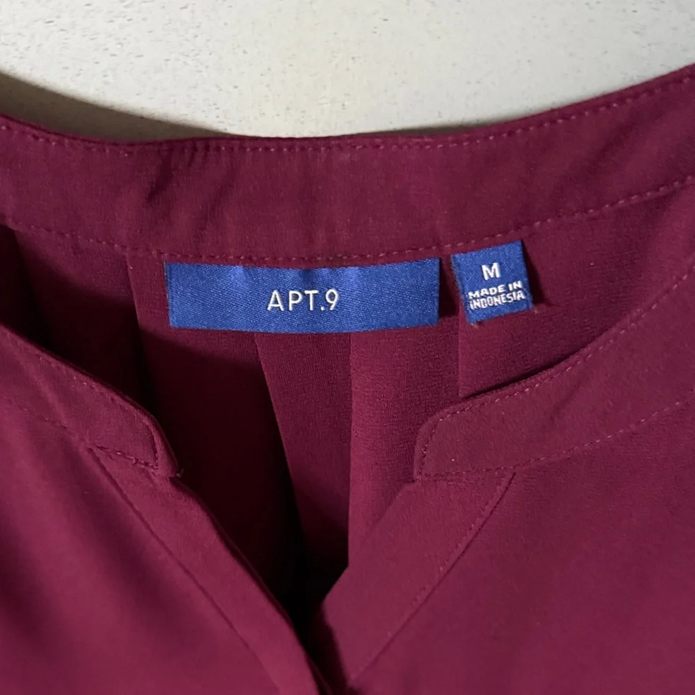 Apt. 9 Sleeveless Plum Blouse - Picture 2 of 4